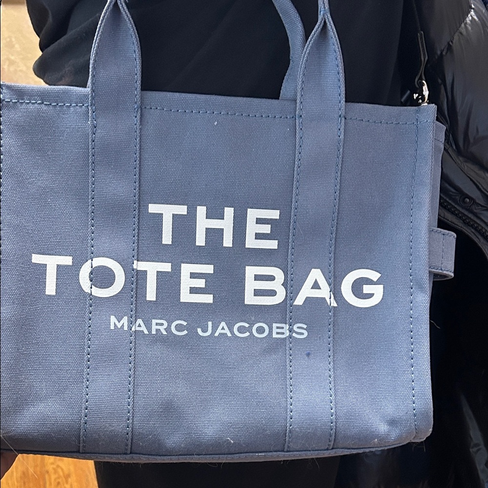 Marc Jacobs Slate Blue Tote Bag